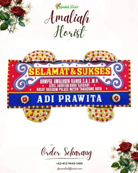 Papan Bunga Ucapan Selamat Runjung Agung