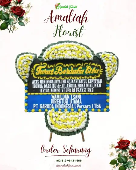 Papan Bunga Duka Runjung Agung